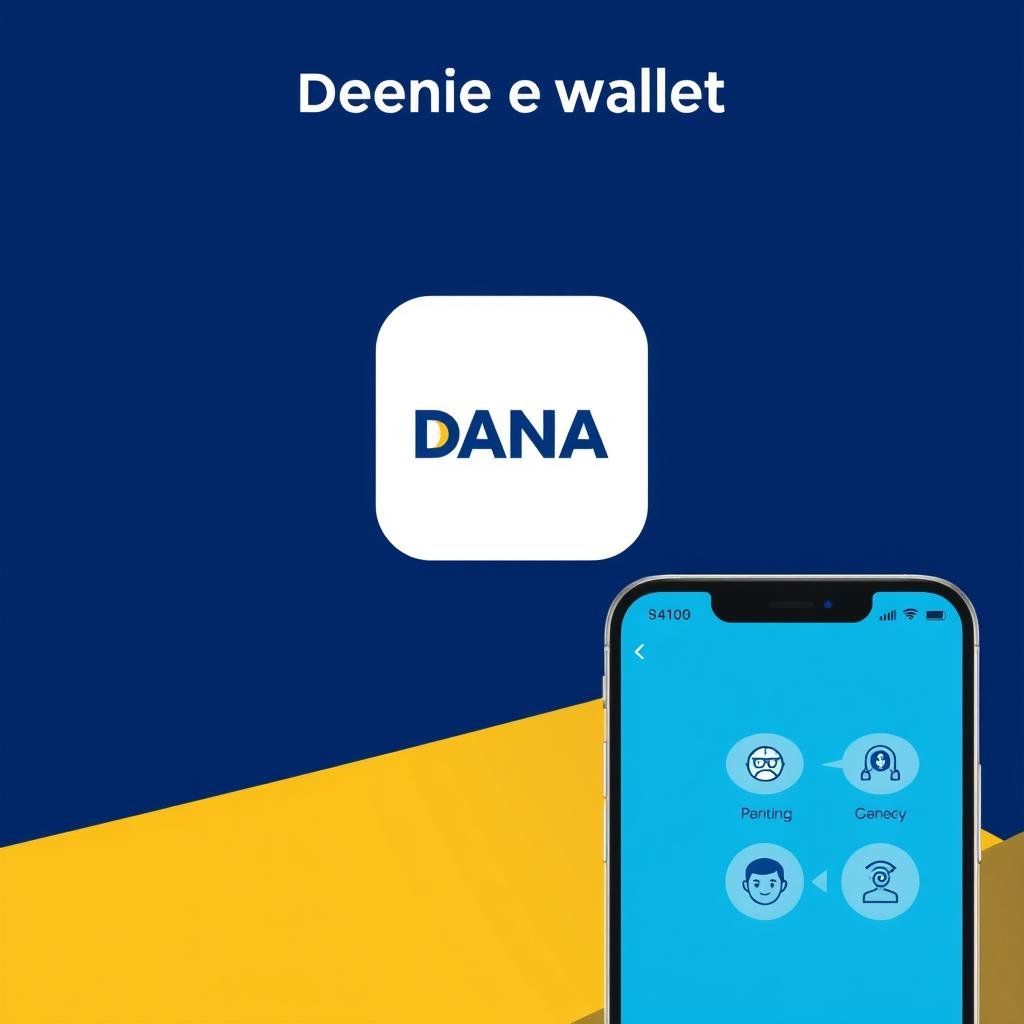 Logo aplikasi DANA dengan fitur keamanan Logo aplikasi DANA dengan fitur keamanan