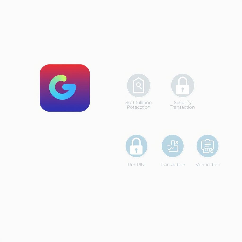 Logo aplikasi GoPay dengan fitur keamanan Logo aplikasi GoPay dengan fitur keamanan